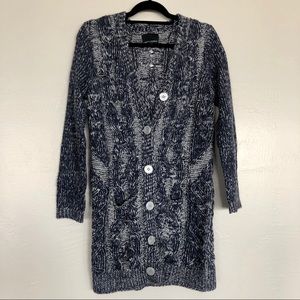 CYNTHIA ROWLEY | Knit Cardigan Blue